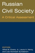 Cover: Russian Civil Society: A Critical Assessment - Routledge