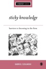 Cover: Sticky Knowledge - SAGE Publications Inc