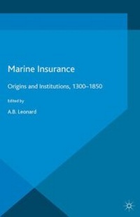 Enlarge image Cover: Marine Insurance - Palgrave Macmillan