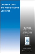 Cover: Gender in Low and Middle-Income Countries - Wiley
