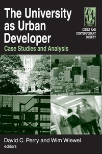 Enlarge image Cover: The University as Urban Developer: Case Studies and Analysis - Routledge