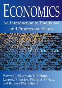Enlarge image Cover: Economics: An Introduction to Traditional and Progressive Views - Routledge