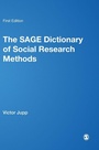Cover: The SAGE Dictionary of Social Research Methods - SAGE Publications Inc