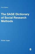 Cover: The SAGE Dictionary of Social Research Methods - SAGE Publications Inc