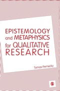 Cover: Epistemology and Metaphysics for Qualitative Research - SAGE Publications Ltd