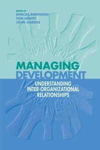 Enlarge image Cover: Managing Development - SAGE Publications Inc