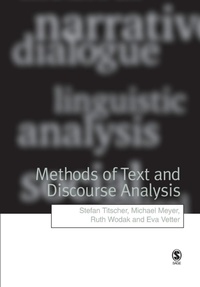 Enlarge image Cover: Methods of Text and Discourse Analysis - SAGE Publications Inc