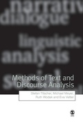Cover: Methods of Text and Discourse Analysis - SAGE Publications Inc