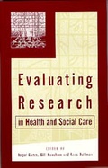 Cover: Evaluating Research in Health and Social Care - SAGE Publications Inc