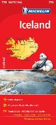 Abbildung von: Iceland - Michelin National Map 750 - Michelin Editions des Voyages