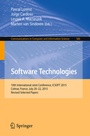 Cover: Software Technologies - Springer