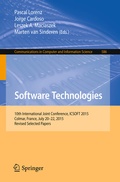 Cover: Software Technologies - Springer