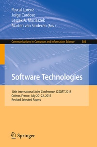 Enlarge image Cover: Software Technologies - Springer