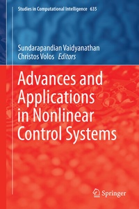 Enlarge image Cover: Advances and Applications in Nonlinear Control Systems - Springer