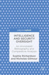 Abbildung von: Intelligence and Security Oversight - Palgrave Macmillan