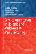 Cover: Service Orientation in Holonic and Multi-Agent Manufacturing - Springer