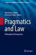 Cover: Pragmatics and Law - Springer