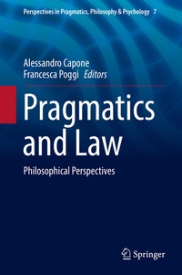 Abbildung von: Pragmatics and Law - Springer