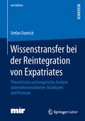 Cover: Wissenstransfer bei der Reintegration von Expatriates - Springer Gabler