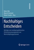 Cover: Nachhaltiges Entscheiden - Springer Gabler