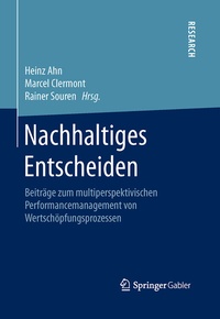 Abbildung von: Nachhaltiges Entscheiden - Springer Gabler