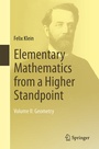 Cover: Elementary Mathematics from a Higher Standpoint - Springer