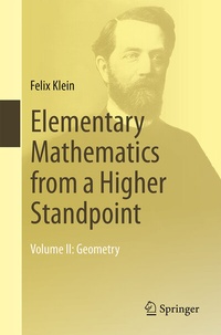 Enlarge image Cover: Elementary Mathematics from a Higher Standpoint - Springer