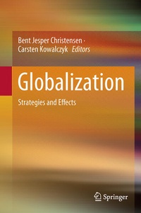 Enlarge image Cover: Globalization - Springer