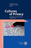 Cover: Cultures of Privacy - Universit&auml;tsverlag Winter