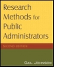 Enlarge image Cover: Research Methods for Public Administrators - M.E. Sharpe
