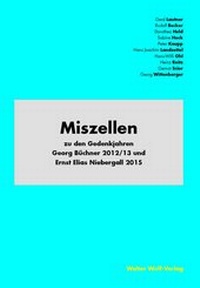 Enlarge image Cover: Miszellen - Wolf, Walter