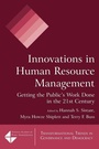 Cover: Innovations in Human Resource Management - Routledge