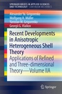 Cover: Recent Developments in Anisotropic Heterogeneous Shell Theory - Springer