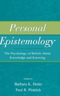 Cover: Personal Epistemology - Routledge
