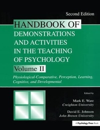 Enlarge image Cover: Handbook of Demonstrations and Activities in the Teaching of Psychology - Psychology Press Ltd