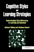 Cover: Cognitive Styles and Learning Strategies - CRC Press