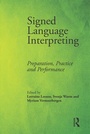 Cover: Signed Language Interpreting - Routledge
