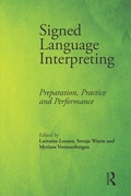 Cover: Signed Language Interpreting - Routledge