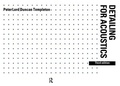 Cover: Detailing for Acoustics - CRC Press