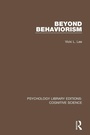 Cover: Beyond Behaviorism - Routledge
