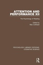Cover: Attention and Performance XII - Routledge