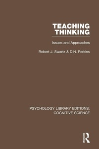 Enlarge image Cover: Teaching Thinking - Routledge