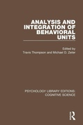 Bild: Analysis and Integration of Behavioral Units - Routledge