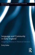 Cover: Language and Community in Early England - Routledge