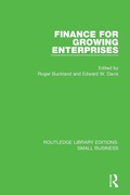 Cover: Finance for Growing Enterprises - Routledge