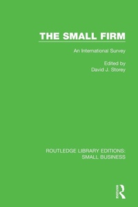 Enlarge image Cover: The Small Firm - Routledge
