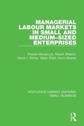 Cover: Managerial Labour Markets in Small and Medium-Sized Enterprises - Routledge