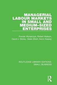 Enlarge image Cover: Managerial Labour Markets in Small and Medium-Sized Enterprises - Routledge