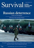 Cover: Survival 58.4 - Routledge