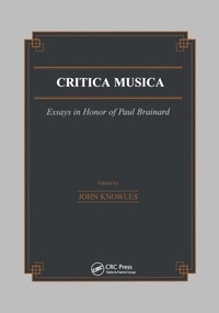 Enlarge image Cover: Critica Musica - Routledge